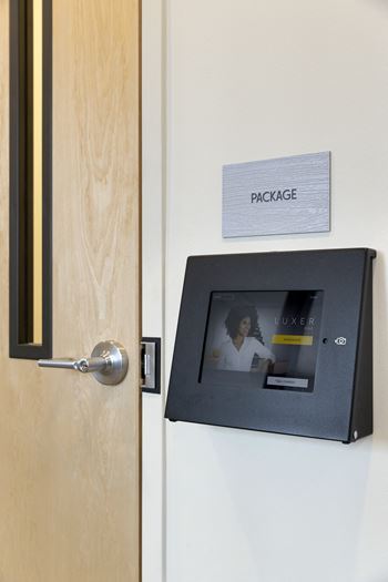 Secure package room
